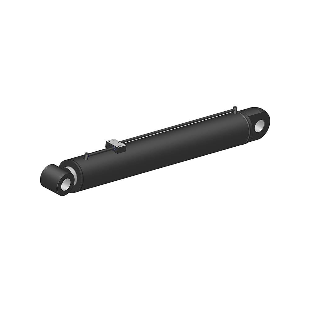 Sorcóir luffing outrigger hiodrálach taobh-ualach